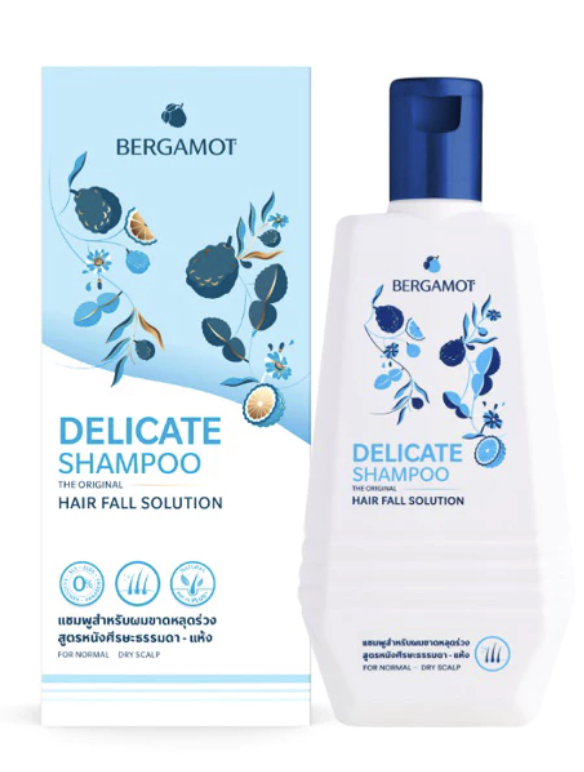 เบอร์กาม็อท Bergamot
"แชมพูสูตรสมดุล pH ปราศจากสาร SLS/SLES และซิลิโคน เพื่อการดูแลผิวที่บอบบาง"