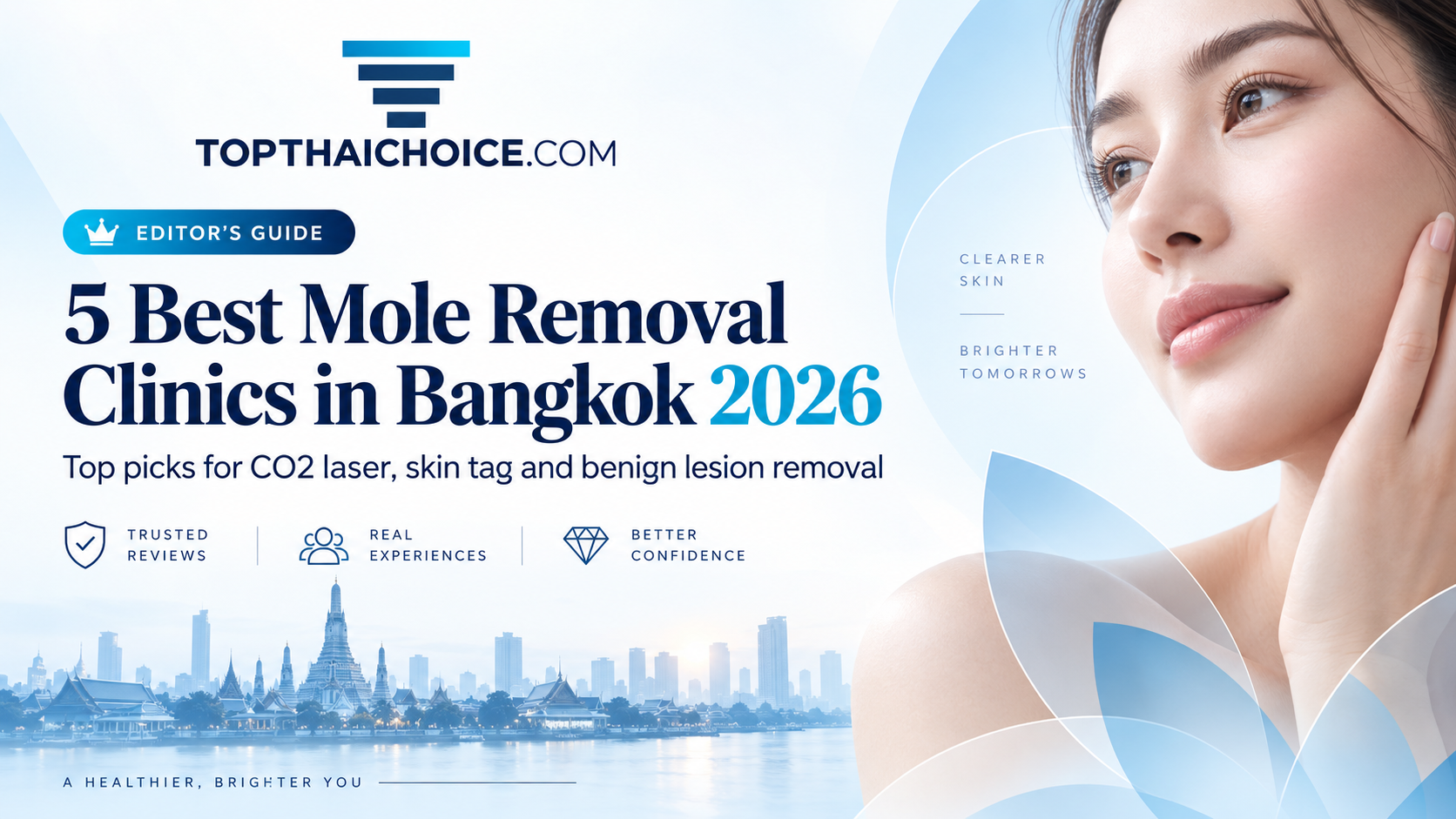 5 คลินิกลบไฝในกรุงเทพ 2026 เลเซอร์ไฝ ติ่งเนื้อ กระเนื้อ ที่ไหนดี - TopThaiChoice